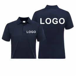 Casual Cheap Polo Shirt andningsbar kort ärm Persal Company Group Logo Design Män och kvinnor Custom Top Print Embroidery 52rm#