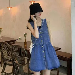 ACLENT Vintage denim mini dress アクレント Kendall Denim Mini Dress In Ivy Blue | Alice + Olivia