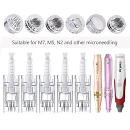 30pcs Bayonet Needle For N2 M5 M7 Dr Pen MYM Derma Pen Cartridge Wirless Microneedle Dermapen 1pin 3pin 5pin 7pin 12pin 24pin 36pin 42pin Nano 3D 5D Micro Needles