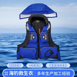 Life Vest Buoy Professional Fishing Jacket Water Sports Adult Safety Life Jacket Professional Fishing Swimming Båt Drifting Survival Vest 230603