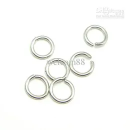 100pcs Lot 925 Sterling Silber Open Jump Ring Split Rings Accessoire für DIY Craft Jewelry Geschenk W5008 320W