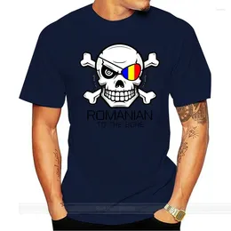 Männer polos rumänische T-Shirts Herren lustige coole Neuheit Rumänien Slogan Witz Geschenke T-Shirt Vintage T-Shirt Shirt