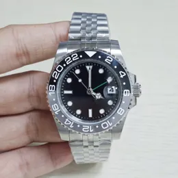 Titta på herrklockan Mekanisk keramik Titta på alla rostfritt stål Simning Watch Sapphire Luminous Watch 2813