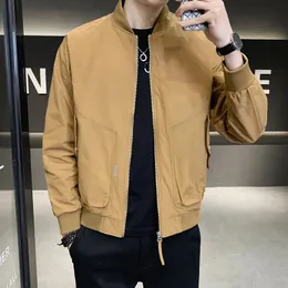 Stand-up Neck Baseball Casual Short Top Coat: High-End Design