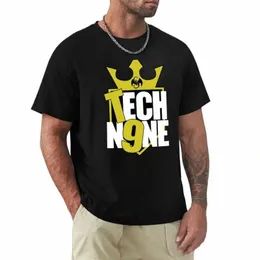 Tech N9ne T-shirt Funnys Cute Ubrania ciężkie Mężczyźni T Shirt T7AV#