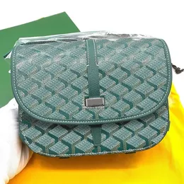 رجال Belvedere Messenger Luxurys Designer Bag Man Womens Envelope Postman Crossbody Bags Leature Leather Leather Pres