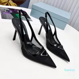 Dress Shoes sandal high heels low heel Black Brushed leather pumps black white patent leathers 34-41