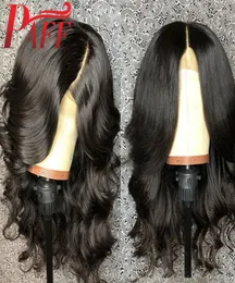 PAFF Body Wave Glueless Full Lace Human Hair Wigs Peruvian Remy Hair Lace Wigs Bleached Knots Pre Plucked With Baby Hair5603047
