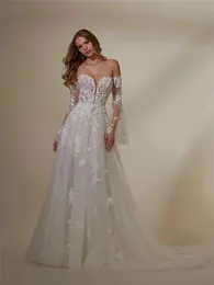 2020 Modest Birenzweig A Line Wedding Dresses Halter Sleeveless