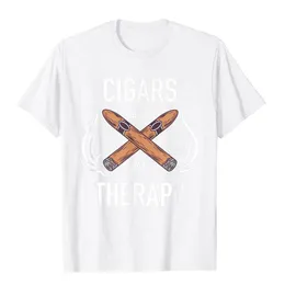 T-shirt 'Cigars Are My Therapy' - Humour Pour Fumeurs De Cigares, Cadeau Pour Papa Ou Grand-père