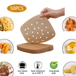 FRIGGITRICE AD ARIA Monouso Carta Pergamena Liner a Prova di Olio