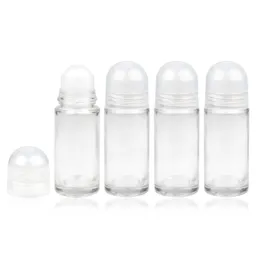 3pcs/4pcs 75ml rotolo riutilizzabile vuoto sulle bottiglie bottiglia di plastica del rullo contenori cosmeici a prova di perde per profumi di olio essenziale  66
