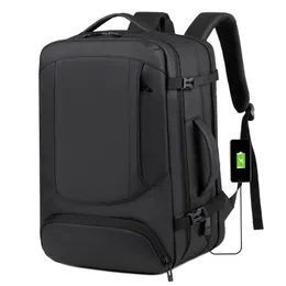 Large Capacity Mens Travel Backpack with USB Port, Water