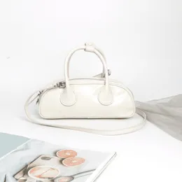 Genuine Leather Small Bowling Bag with Adjustable Strap: Timeless Style for  Everyday Elegance - Main Image