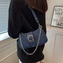 Denim Chic: Summer Underarm Shoulder Bag for Women - Stylish