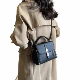 Neue Retro Fi -Umhängetasche weiche Leder Handheld Crossbody Bag Ladies Bags V8SE#