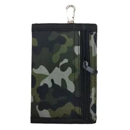 Mil-Tec Wallet With Security Chain - Flecktarn Camo, Includes Belt Loop Clip & Velcro Fastening