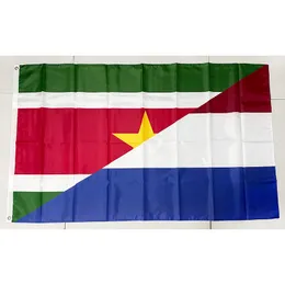 Drapeau Fanion Sparta Rotterdam - 3x5 Pieds (90x150cm) - Multicolore - Neuf