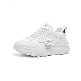 2024 Spring Korean Fashion Womens Thick Sole Sneakers Height
