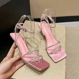 Bulk Crystal Heeled Shoes Open Toe Womens Sandals: Summer Kitten