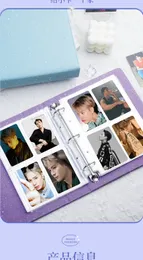 Korean Idol Photo Collectible Book - 3X3 9-Grid PU Leather