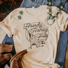 Women's Vintage 'Sorta Sweet Sorta Beth Dutton' Graphic Tee - Distressed Cowgirl Western T-Shirt, Yellow, Size S