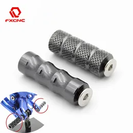 thumbnail image 2 of FXCNC Universal Rubber & Aluminum Foot Pegs – Front Brake/Shift Pegs For Most Motorcycles (Pair) 2 of 5