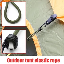 10mm Black Elastic Bungee Cord (5M) - Heavy Duty Shock Cord For Tents, Tarps, Tie-Downs & DIY