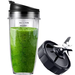 DHgate.com:24OZ Ninja Blender Cups with 7 Fins Blade