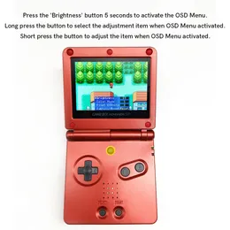 GBA SP Shell: Pre Laminated IPS High Backlight LCD Screen Kit With