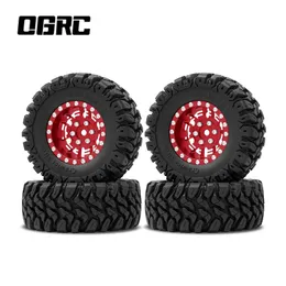 thumbnail image 2 of 1.2 Beadlock Wheels & Tires For TRX4M & SCX24 RC Crawlers - 4 Offsets Aluminum Rims 2 of 9