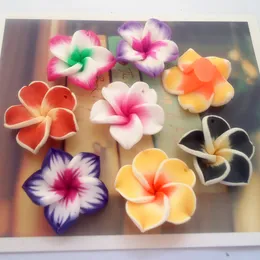 Hawaiian Plumeria Flower Flower Necklace And Earrings Set