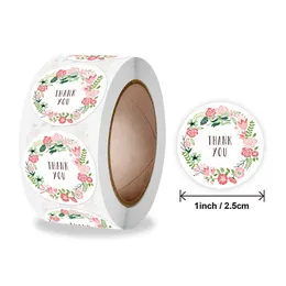 500 Adesivi Di Ringraziamento Olografici – Rotolo Da 2,5 Cm, Etichette Autoadesive Per Confezioni Regalo, Bomboniere, Piccole Imprese, Feste