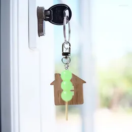7-Piece Set Sweet Candy Macaron Keychains: Unique Resin