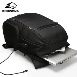 Kingsons Waterproof Laptop Backpack For Men Women Anti Theft