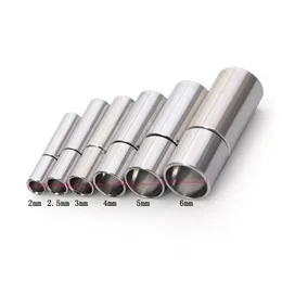 Metal Clasps: Round Magnetic Clasps For 6mm Leather Cord