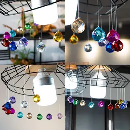 H&D 20mm Multi-Color Faceted Crystal chandelier glass
