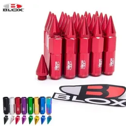 20PCS Red M12X1.5mm Lug Nuts Spiked Extended Tuner Aluminum Wheels Rims