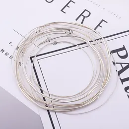 925 Sterling Silver Wire For Jewelry Making: 1M Length, Various