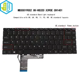 K様 DHgate.com:2024Russian US English Backlit Laptop Keyboard