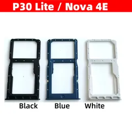 Eonpam Tiroir Carte SIM pour (Huawei P30 Lite) Support Qualité d'origine Remplacement Plateau Memory SD Slot Carte SIM avec Aiguille SIM(Blanc
