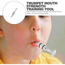 Entraîneur D'embouchure Pour Cuivres - Renforce Lèvres Et Contrôle Respiratoire, Métal, Pour Trompette, Saxophone, Cor - 6