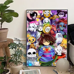 Vintage Anime painting of poster colour for Home, Bar, Cafe