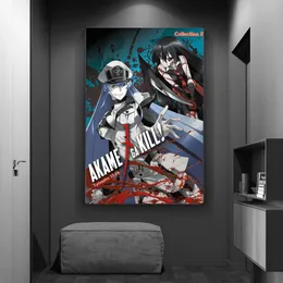 Akame Ga Kill DIY Sticky Poster Waterproof Anime Decor for