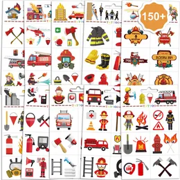 Fire Truck Toy Set For Boys Birthday Party Favors, Stickers