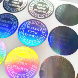 Hologram Warranty Stickers - Tamper Proof Security Seals In 20mm, 25mm, 30mm Sizes, Pack Of Labels