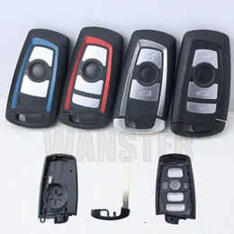 ontto 3-button Key Case Carbon Texture Key Fob Holder Light