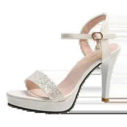 Elegant Lace-Up Sandals Fashionable High Heels with Adjustable Ties Perfect  for Formal and Casual Occasions 240629