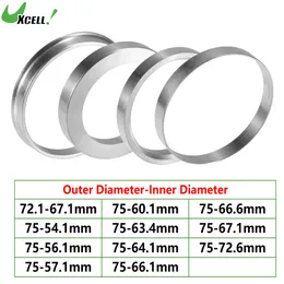 DHgate.com:4-Pack OD 75mm to ID 54.1-67.1mm Aluminum Alloy