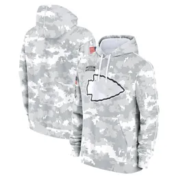 Arctic Camo 2024 Salute To Service Club Pullover Hoodie Fans Tops